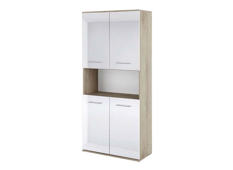 Βιβλιοθήκη με πόρτες 80x36x175.5, Modul 86, Genomax