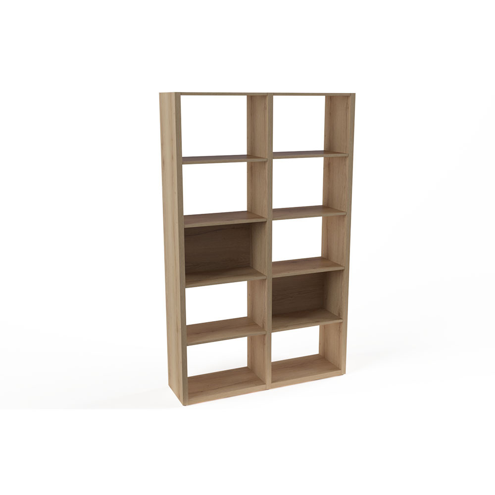 Βιβλιοθήκη Saba 2, 130x36x209 εκ. Βιβλιοθήκη Saba 2, 130x36x209 εκ.
