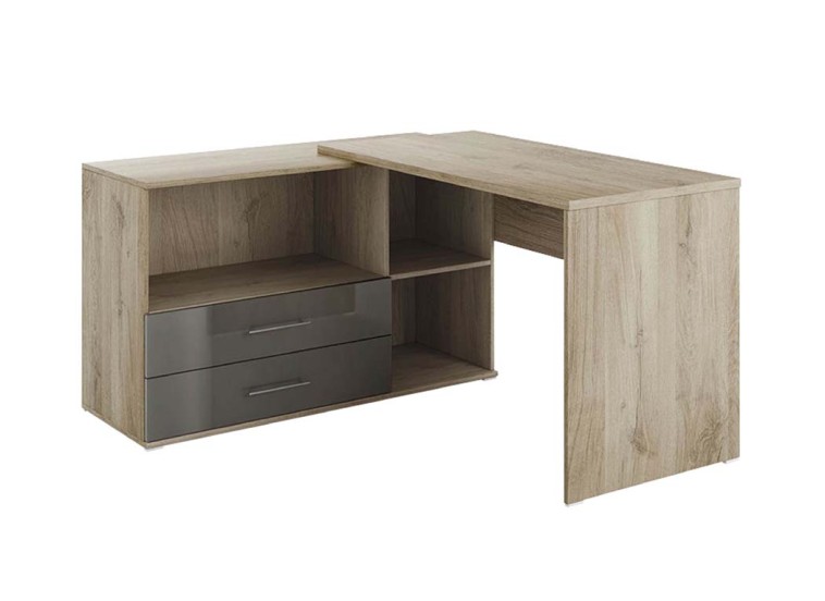Γραφείο υπολογιστή γωνιακό, Modul 46, 143,5/127/75εκ, Genomax Γραφείο υπολογιστή γωνιακό, Modul 46, 143,5/127/75εκ, Genomax
