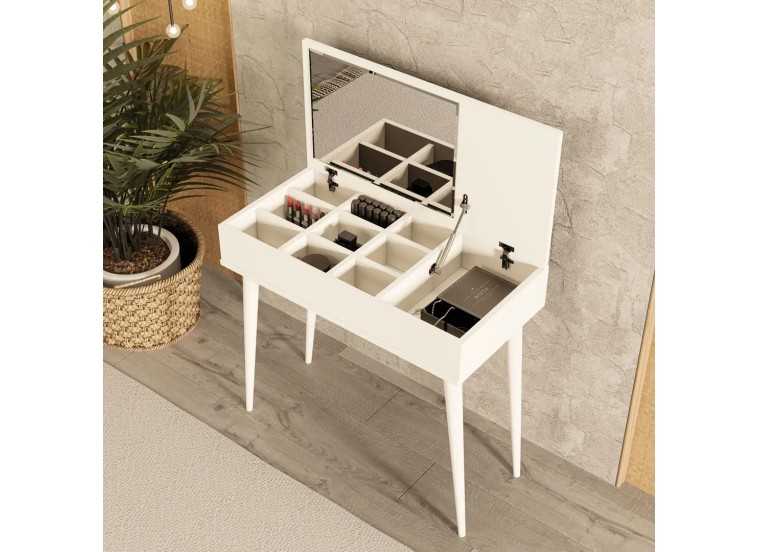 Τουαλέτα με καθρέφτη , 2220 Flora , 80χ45χ119 εκ., All4home