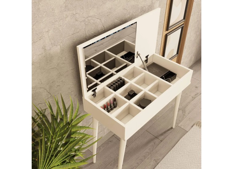 Τουαλέτα με καθρέφτη , 2220 Flora , 80χ45χ119 εκ., All4home