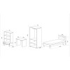 Παιδικό υπνοδωμάτιο 4 τμχ., Barbie, 90/200, Genomax| All4home Παιδικό υπνοδωμάτιο 4 τμχ., Barbie, 90/200, Genomax