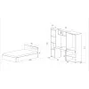Παιδικό υπνοδωμάτιο 5 τμχ., Ken, 90/200, Genomax| All4home Παιδικό υπνοδωμάτιο 5 τμχ., Ken, 90/200, Genomax