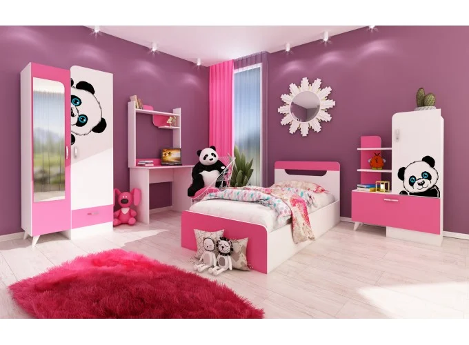 Παιδικό υπνοδωμάτιο 4 τμχ, 82/190, Panda, Genomax