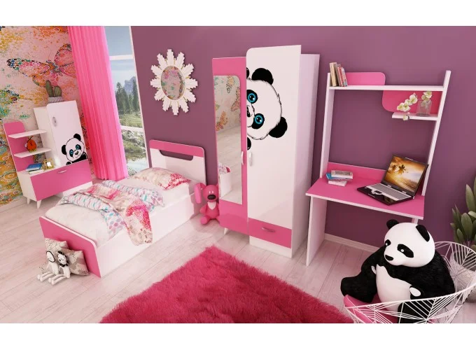 Παιδικό υπνοδωμάτιο 4 τμχ, 82/190, Panda, Genomax