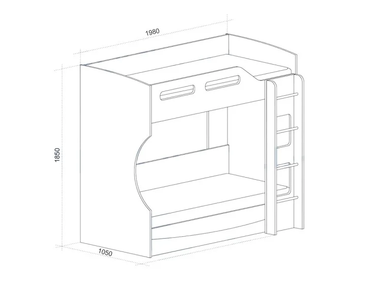 Παιδικό υπνοδωμάτιο, 2τμχ , 82/190, Red, Genomax| All4home Παιδικό υπνοδωμάτιο, 2τμχ , 82/190, Red, Genomax