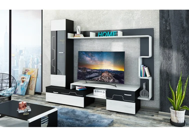 Σύνθετο Σαλονιού 220/180/45 εκ. Kraft, Genomax| All4home Σύνθετο Σαλονιού 220/180/45 εκ. Kraft, Genomax