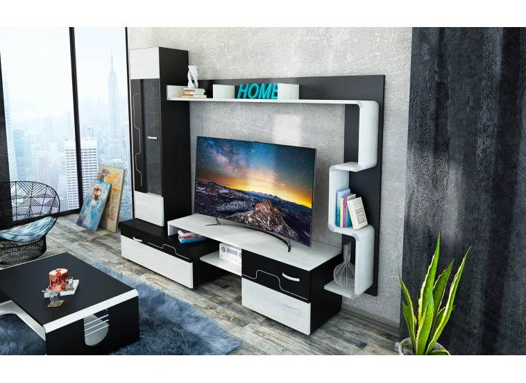 Σύνθετο Σαλονιού 220/180/45 εκ. Kraft, Genomax| All4home Σύνθετο Σαλονιού 220/180/45 εκ. Kraft, Genomax