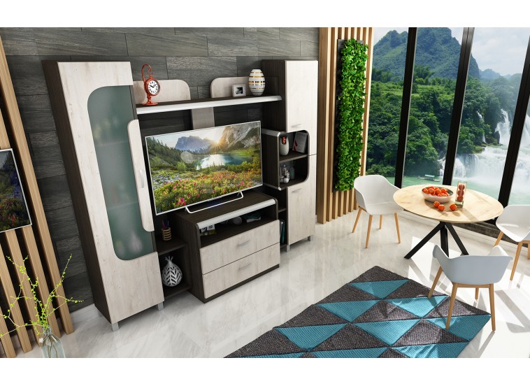 Σύνθετο Σαλονιού Monaco, 210x48x185, Genomax | All4home Σύνθετο Σαλονιού Monaco, 210x48x185, Genomax