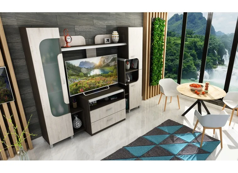 Σύνθετο Σαλονιού Monaco, 210x48x185, Genomax | All4home Σύνθετο Σαλονιού Monaco, 210x48x185, Genomax