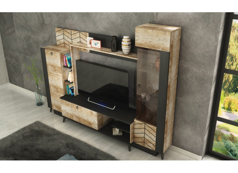 Σύνθετο Σαλονιού Trend, 250x40x190, Genomax Σύνθετο Σαλονιού Trend, 250x40x190, Genomax