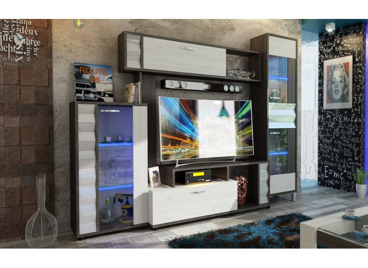 Σύνθετο Σαλονιού Zara, 230x40x184, Genomax | All4home Σύνθετο Σαλονιού Zara, 230x40x184, Genomax