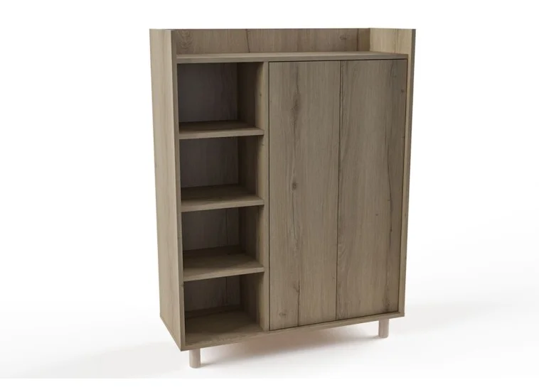Έπιπλο τηλεόρασης Remina, 100x38x133 εκ. Έπιπλο τηλεόρασης Remina, 100x38x133 εκ.
