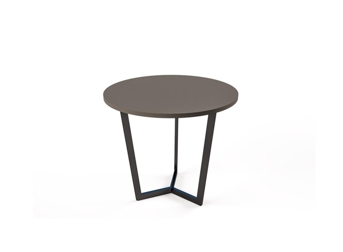 Τραπέζι σαλονιού Ninetta S σε Ματ όψεις, 60x60x55 εκ.