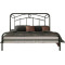 Μεταλλικό υπέρδιπλο κρεβάτι Elina με τάβλες, 160/200, Silk