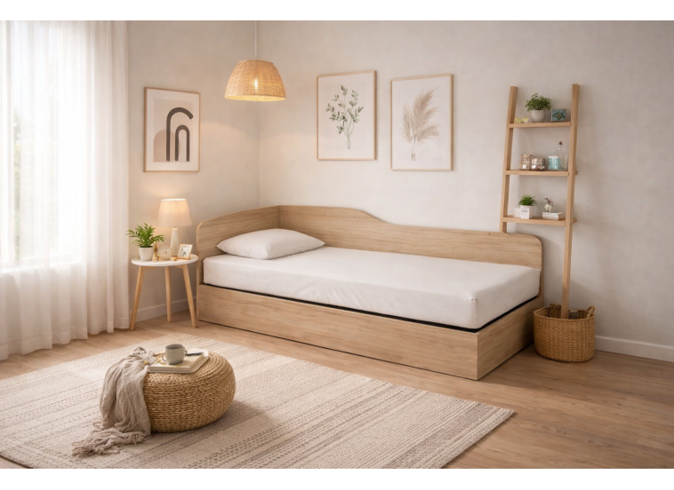 Κρεβάτι - Καναπές με ΔΩΡΟ μηχανισμό ανύψωσης, Onda Σόνομα, 82/190