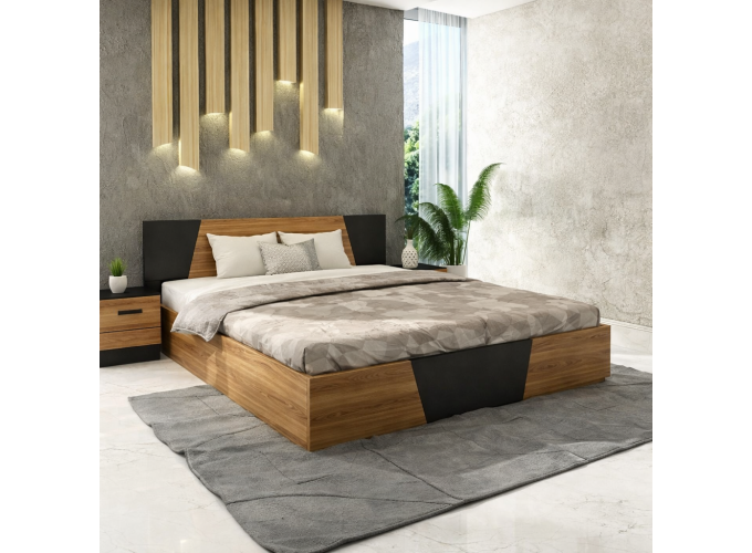 Σετ Κρεβατοκάμαρας 5 τεμαχίων Vario για Στρώμα 160/200,  164 x 204 x 80 εκ.  Genomax