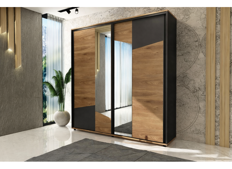 Σετ Κρεβατοκάμαρας 5 τεμαχίων Vario για Στρώμα 160/200,  164 x 204 x 80 εκ.  Genomax