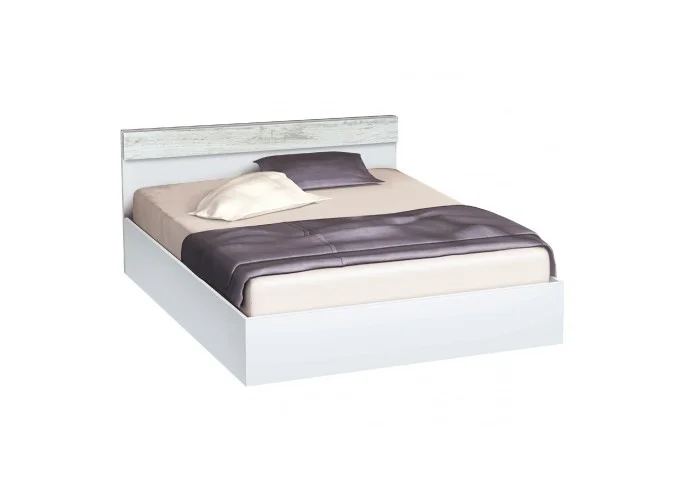 Σετ Κρεβατοκάμαρας 4 τμχ. 160/200, Ava 322 Λευκό/Crystal Ματ, Genomax