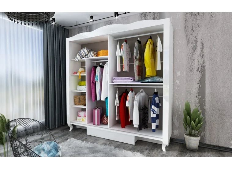 Σετ Κρεβατοκάμαρας Belissima, 200x62x215 εκ., Genomax