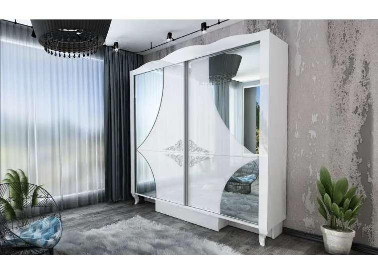 Ντουλάπα Belissima, 200x60x215 εκ, Genomax