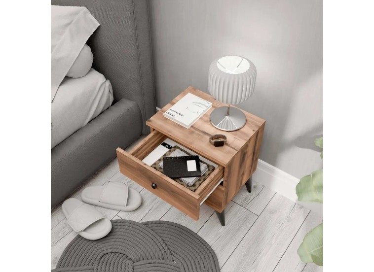 Κομοδίνο 3724 Mona , 45x35x51,1 εκ., All4home