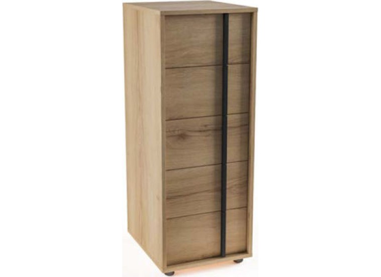 Συρταριέρα Aletta 5 με Ματ όψεις, 45x52x119 εκ. Συρταριέρα Aletta 5 με Ματ όψεις, 45x52x119 εκ.