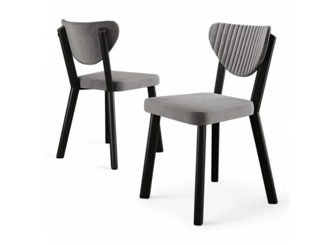 Καρέκλα Υφασμάτινη Γκρί , Arfe, All4home