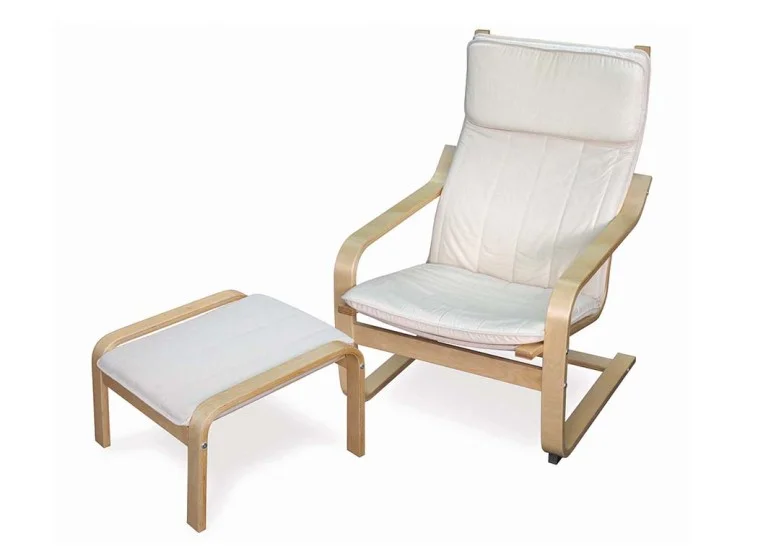 Καρέκλα Relax, Λευκή , Με Σκαμπό ,67/81/96 cm., Genomax Καρέκλα Relax, Λευκή , Με Σκαμπό ,67/81/96 cm., Genomax