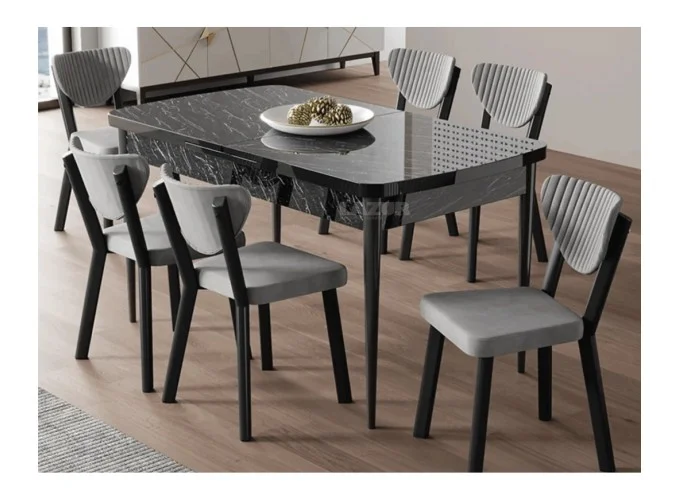 Σετ τραπεζαρίας 5 Τεμαχίων Με Μηχανισμό Επιμήκυνσης ,Brigida, All4home