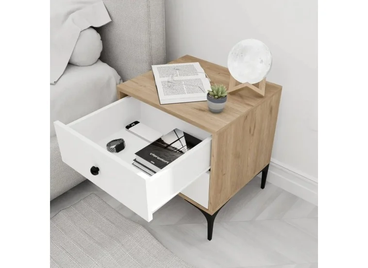 Κομοδίνο 3710 Agata , 52x45x50,1 εκ., All4home