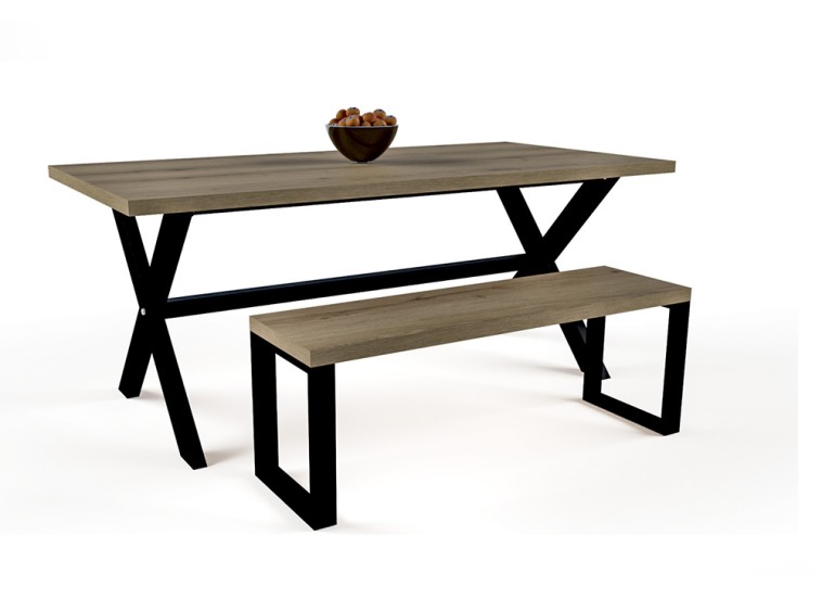 Παγκάκι Bench, 140x39x35 εκ, All4home Παγκάκι Bench, 140x39x35 εκ, All4home