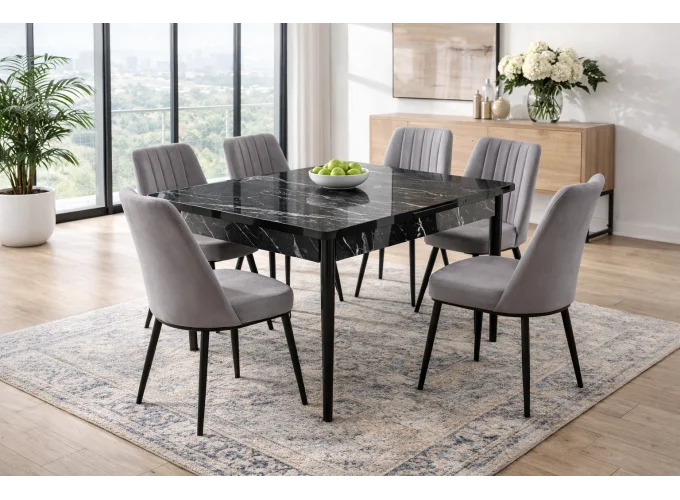 Σετ Τραπεζαρίας  Majesty , 7 Τεμαχίων , All4home