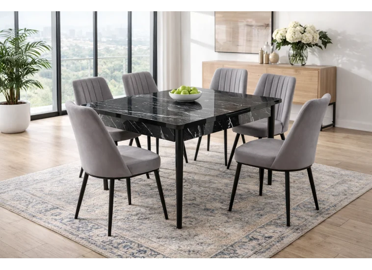 Σετ Τραπεζαρίας  Majesty , 7 Τεμαχίων , All4home