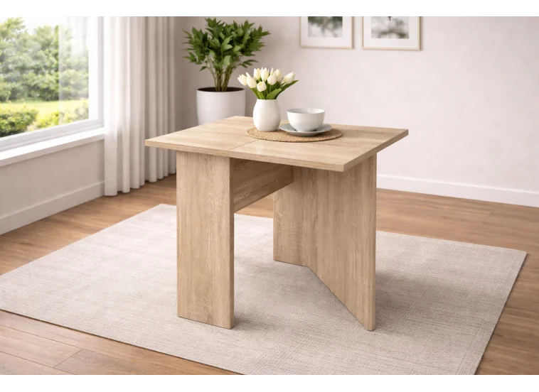 Τραπέζι κουζίνας πτυσσόμενο 24-140/75/70 εκ., Σόνομα, Julia, Genomax