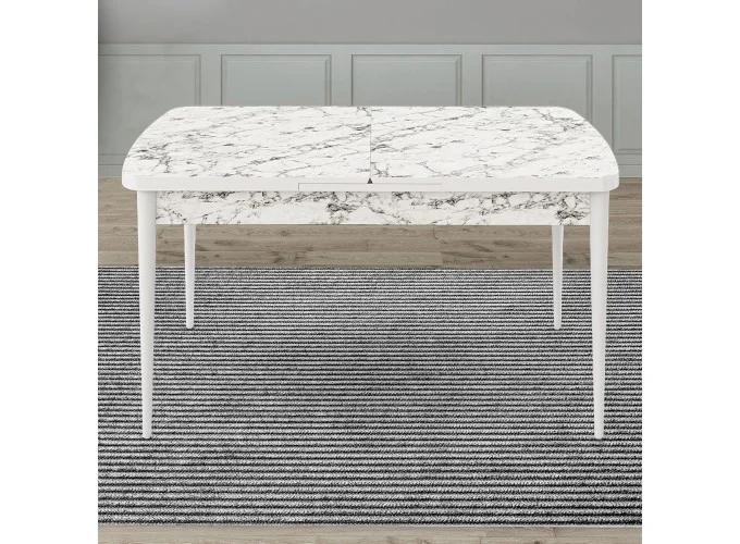 Τραπέζι Με Μηχανισμό Επιμήκυνσης , Exve ,White Marble 170/110/73 εκ., All4home