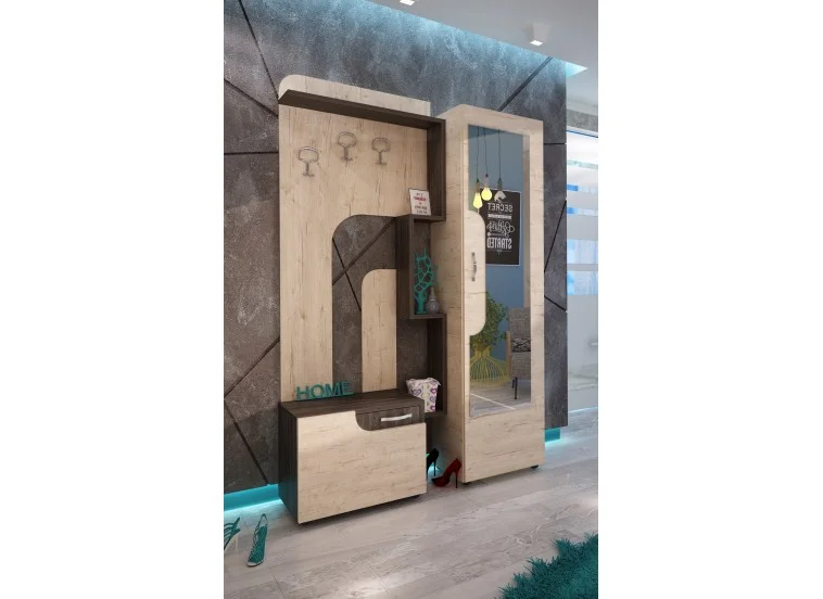 Έπιπλο Εισόδου, Biga, 120x37,5x192, Genomax | All4home Έπιπλο Εισόδου, Biga, 120x37,5x192, Genomax
