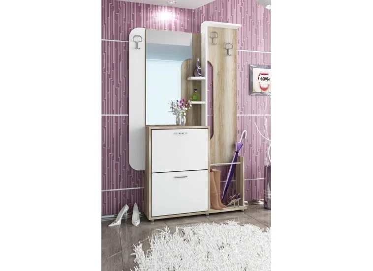 Έπιπλο Εισόδου Moka, 115x20x190, Genomax | All4home Έπιπλο Εισόδου Moka, 115x20x190, Genomax