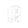 Έπιπλο Εισόδου, Stefi, 120x37,5x193, Genomax | All4home Έπιπλο Εισόδου, Stefi, 120x37,5x193, Genomax