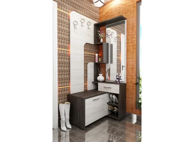 Έπιπλο Εισόδου, Stefi, 65*85x40x189, Genomax