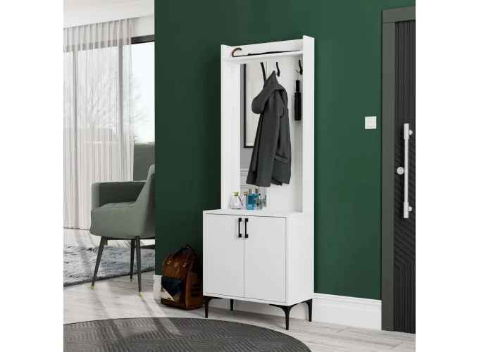 Έπιπλο Εισόδου Royal 5020,με Αριστερό Καθρέφτη 70x35x196 εκ.,All4home