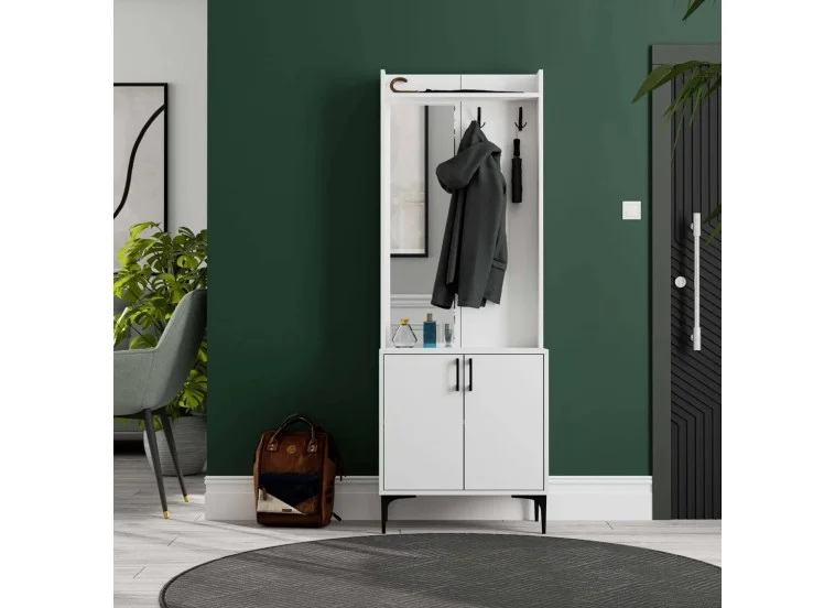 Έπιπλο Εισόδου Royal 5020,με Αριστερό Καθρέφτη 70x35x196 εκ.,All4home