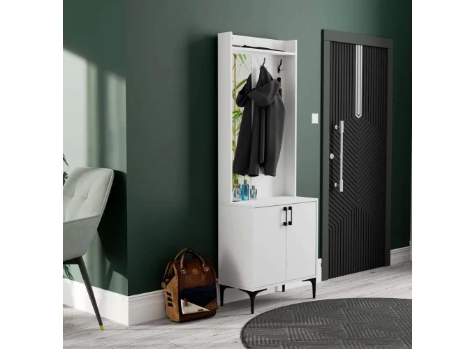 Έπιπλο Εισόδου Royal 5020,με Αριστερό Καθρέφτη 70x35x196 εκ.,All4home