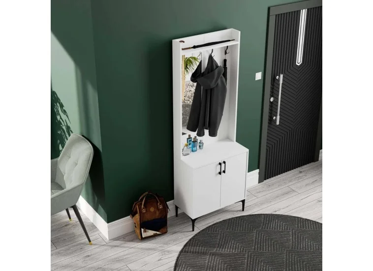 Έπιπλο Εισόδου Royal 5020,με Αριστερό Καθρέφτη 70x35x196 εκ.,All4home