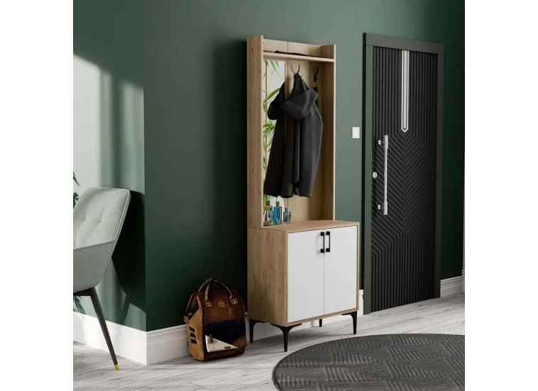 Έπιπλο Εισόδου Royal 5022,με Αριστερό Καθρέφτη 70x35x196 εκ.,All4home