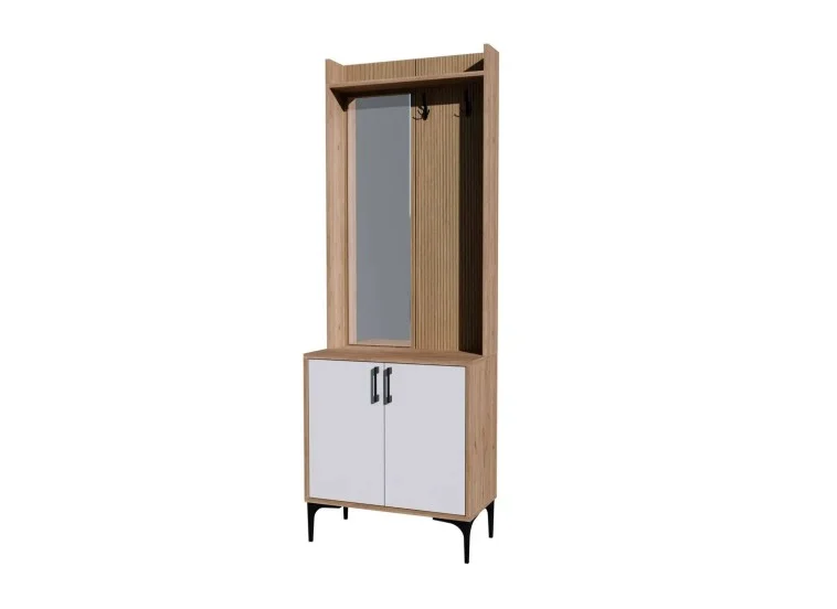 Έπιπλο Εισόδου Royal 5022,με Αριστερό Καθρέφτη 70x35x196 εκ.,All4home