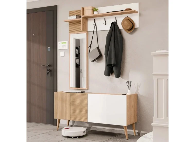 Έπιπλο Εισόδου Theo 5060,119,20x35x58 εκ.,All4home