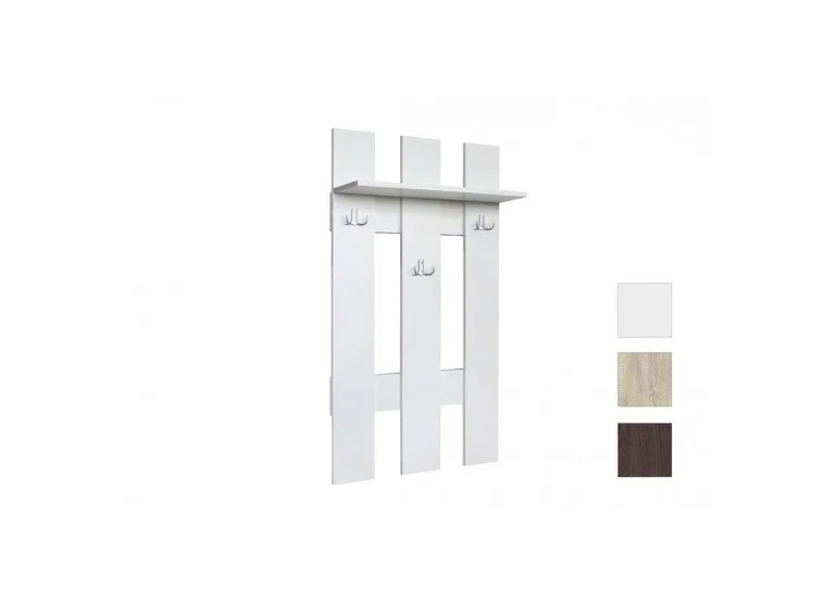 Κρεμάστρα Εισόδου Hanger 30 Λευκό, 54x21x120 εκ., Μελαμίνη, Genomax Κρεμάστρα Εισόδου Hanger 30 Λευκό, 54x21x120 εκ., Μελαμίνη, Genomax