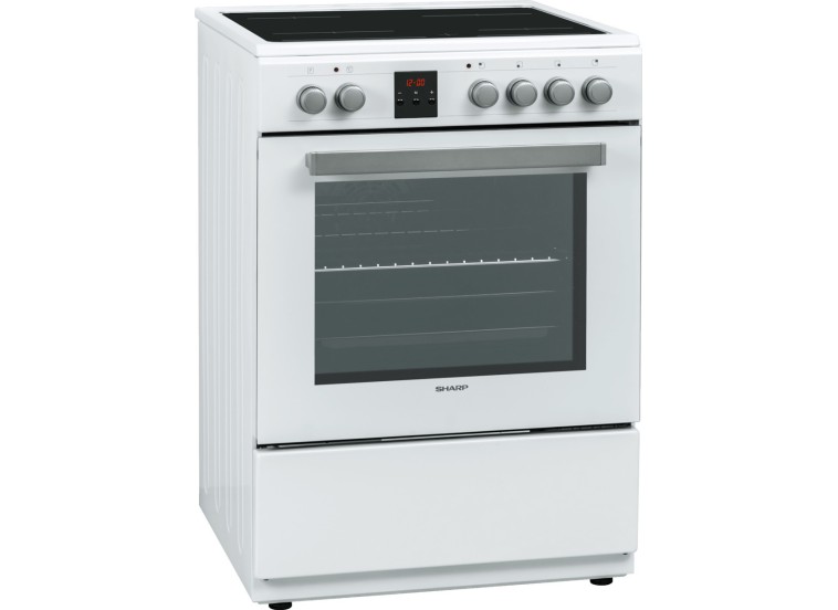 Ηλεκτρική κουζίνα με Κεραμικές Εστίες 65lt, KF-76FVDD22WM-CH, Sharp Ηλεκτρική κουζίνα με Κεραμικές Εστίες 65lt, KF-76FVDD22WM-CH, Sharp