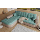 Γωνιακός Καναπές με Κρεβάτι στα δεξιά, 286/266x90x216/191, εκ. Hollywood